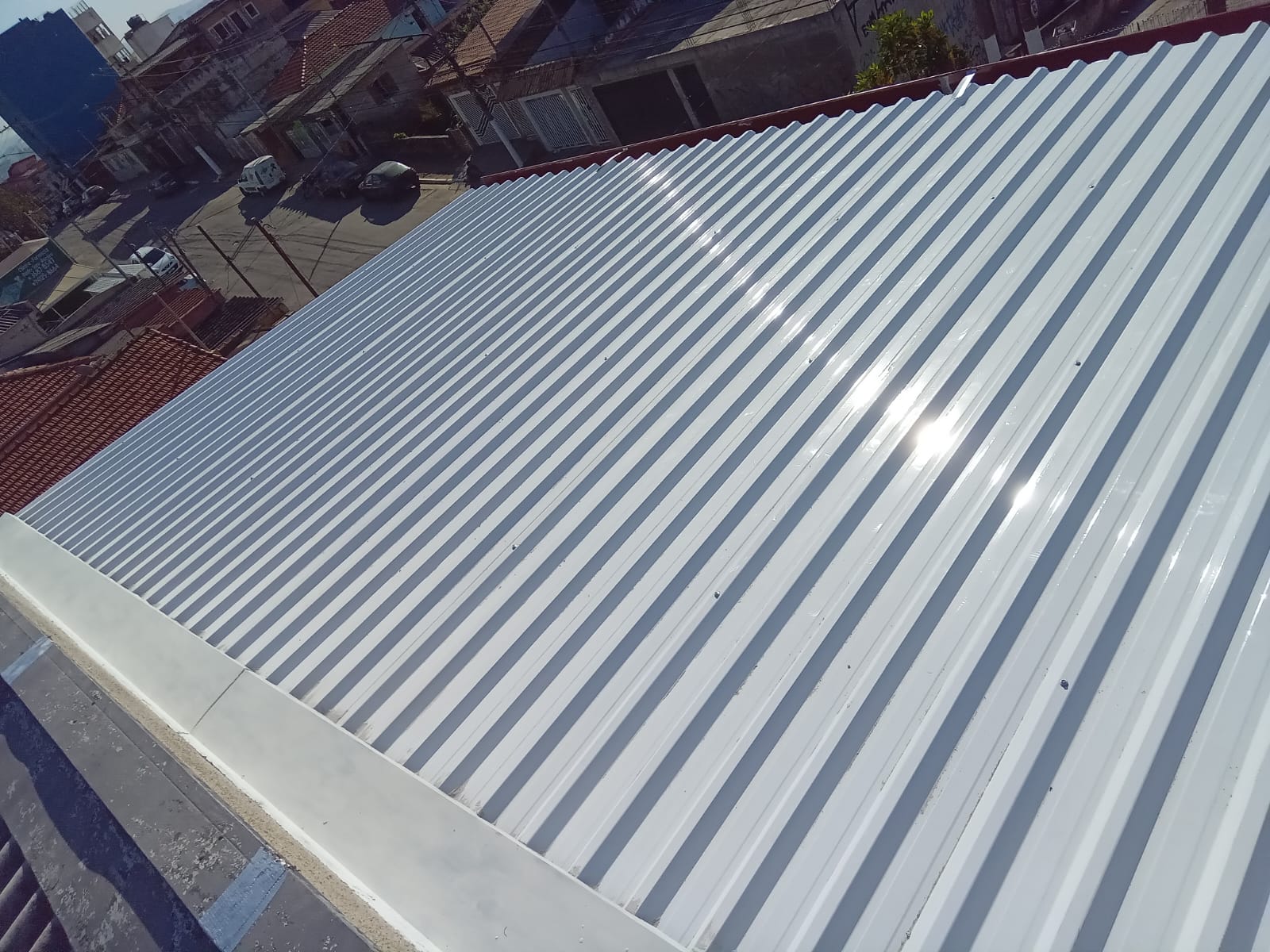 Trabalho de telhado realizado pela Oeste Telhados - Projeto 3 em São Paulo
