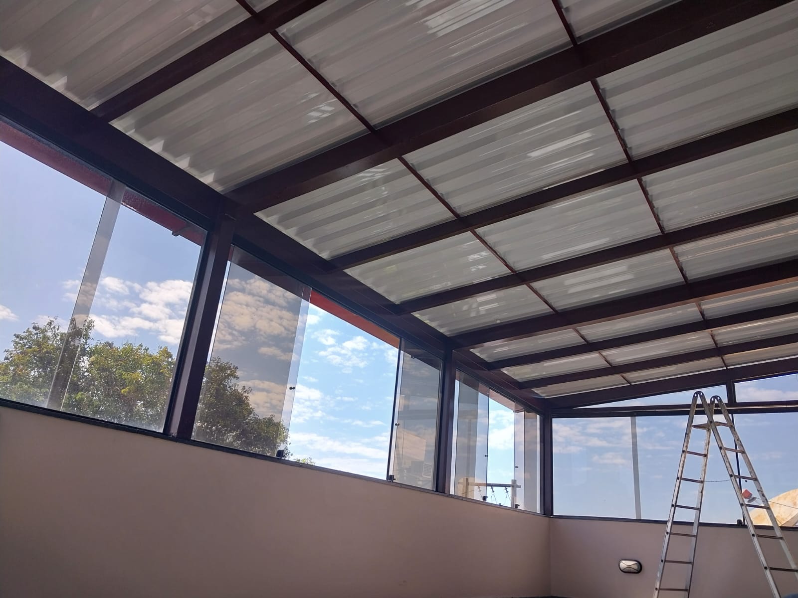 Trabalho de telhado realizado pela Oeste Telhados - Projeto 5 em São Paulo